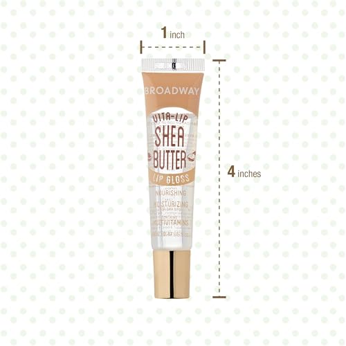 Ruby Kisses Broadway Vita-Lip Gloss - High-Shine, Non-Sticky (6 Pack)