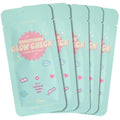 The Creme Shop Glow Check Comfort Sheet Mask 5 Pack, Facial Sheet Mask, Korean Skin Care, Korean Glass Skin, Hydrating, Brightening, Rice Water- Brightening Glow