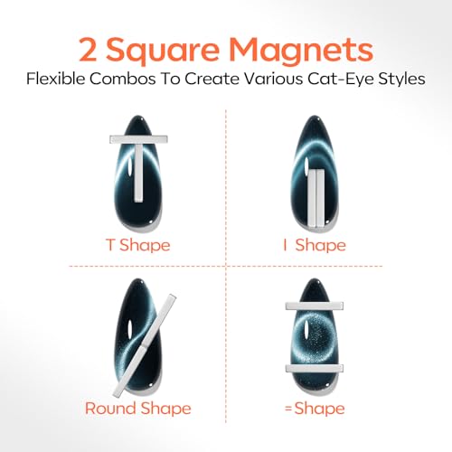 Cat Eye Magnet Nail Art Kit - 10 Piece Magnetic Pen Set