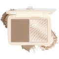 2-in-1 Contour & Highlighter Palette with Mirror - Matte & Shimmer