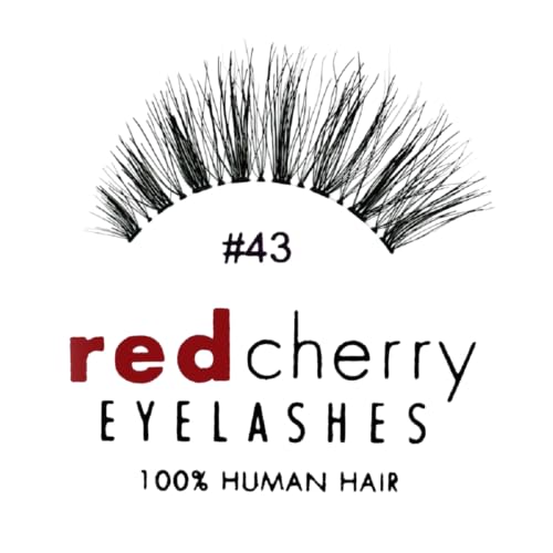 Red Cherry #43 False Eyelashes - Natural Glamour (Pack of 3)