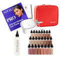 Aeroblend PRO Airbrush Makeup Bundle - 24 Colors & Compressor
