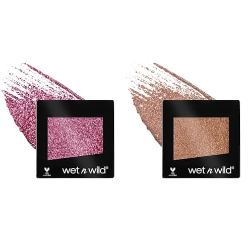 wet n wild Color Icon Glitter Eyeshadow 2-Pack Groupie & Nudecomer