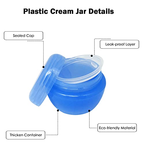 Cosywell Travel Jars 20g TSA Approved Leak-proof Cosmetic Containers 6-Pack