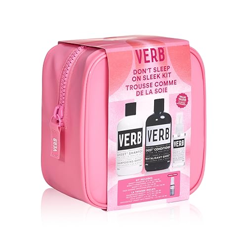 VERB Ghost Trio Kit - Shampoo, Conditioner & Oil for Fine Hair