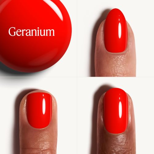 essie Glossy Nail Polish - Geranium Red-Orange Cream Finish (0.46 fl oz)