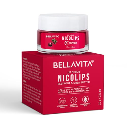 NicoLips Lip Scrub – Exfoliating & Hydrating Lip Balm 20g