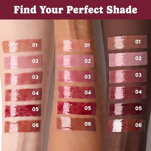 COLORGRAM Deep Glaze Lip Gloss - 04 Toffee Apple | High-Shine Glass Glow