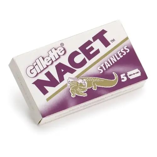 100 Gillette Nacet Razor Blades