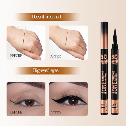 ADMD Waterproof Eyeliner Pen - Ultra Fine Tip, 24Hr Wear