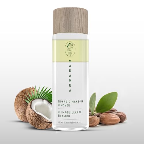 Gentle Waterproof Eye Makeup Remover Liquid with Olive Oil - Natural & Organic, Travel Size