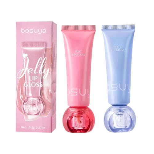 Non-Sticky Lip Gloss Set 2 Pack - Hydrating Tinted Lip Oil