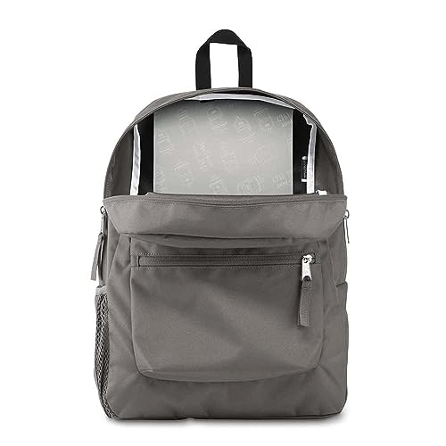 JanSport Unisex Cross Town Graphite Grey Polyester Backpack