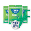 Oral-B Glide Floss Picks Scope Flavor, 75 Count, 3 Pack