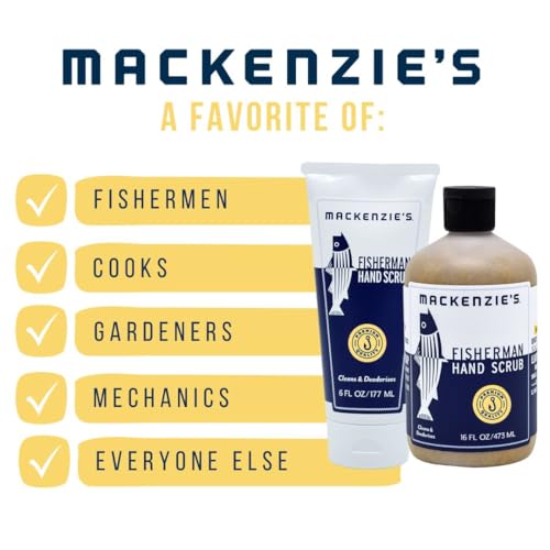 MacKenzie's Natural Fisherman Hand Scrub & Deodorizing Cleaner - 16 oz