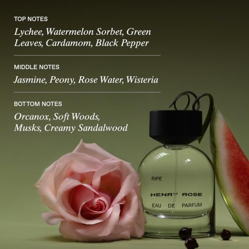 Henry Rose Best Sellers Discovery Set - Unisex Travel Perfume Sampler with Vanilla, Floral & Woody Scents