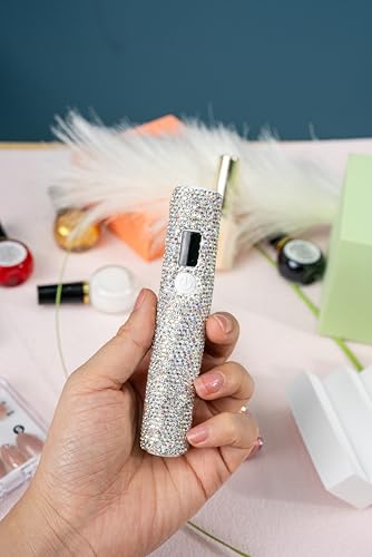 Portable Handheld UV Nail Lamp with Rhinestones, USB Rechargeable