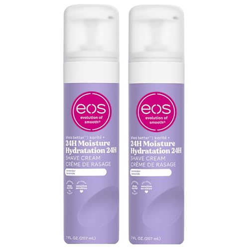 Eos Shea Better Shave Cream for Women - Lavender 7 Fl Oz Pack of 2