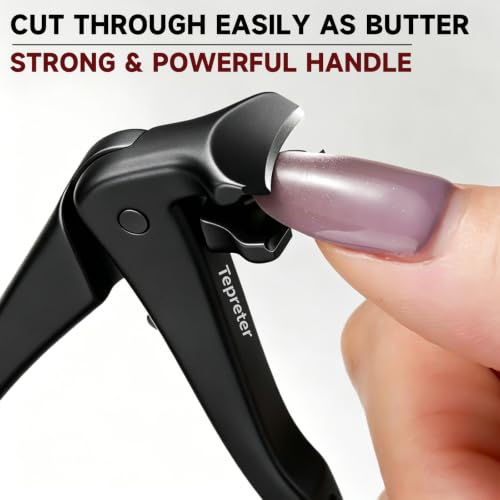Ergonomic Long Handled Toenail Clippers for Seniors - 4.5" Angled Head