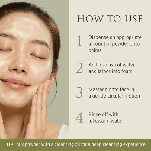Whole Plant Daily Foam & Exfoliant (2.82 oz) ? Matcha Facial Cleanser, Gentle Enzyme Foam, Suitable for Sensitive Skin, Korean Skincare, Rich Lather, Makeup Remover