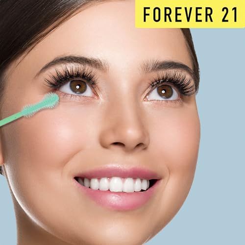 Mascara Wands - 25pc Lash Spoolies, Disposable Mascara Wands w/Multi-Shaped Wand Heads for Applying & Separating Lashes