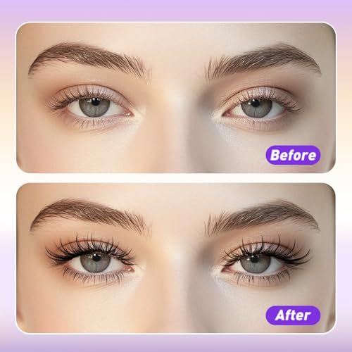 Arison Lashes Spiky Eyelash Extension Premade Wispy Lashes Volume Fairy 1 Root Lash Extension(Spiky-D-8-15)