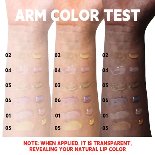 6 Pcs Summer Ultra-Hydrating Lip Gloss Set with Vitamin Oils | Fruit Flavored, High-Shine, Non-Sticky Lip Balm for Smooth, Hydrating & Nourished Lips, Birthday Christmas Gifts, Vegan & Cruelty-Free