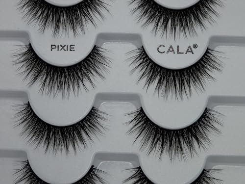 CALA 3D Faux Mink Lashes Pixie - 5 Pack Reusable