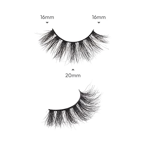 i-ENVY Luxury Mink Lashes 20mm 3D Multi-Curl (2 Pack)