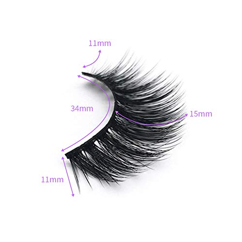 15 Pairs 3D Mink False Eyelashes – Handmade Reusable