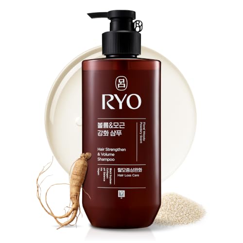 RYO Strengthen & Volume Shampoo with Ginseng & Caffeine 16 Fl Oz