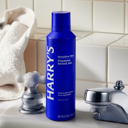 Harry's Foaming Shave Gel for Men with Aloe - 3 Pack