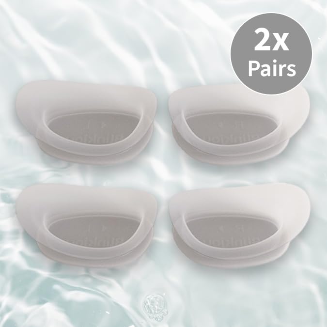 Blinkjoy Replacement Silicone Eyecups for Hydrating Sleep Mask (Color: Dreamtime Clear - 2 Pairs)