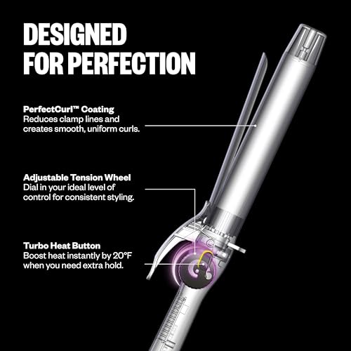 BaBylissPRO Nano Titanium Curling Iron with PrecisionGrip