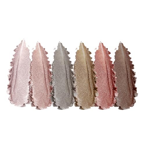 6-Color Matte Shimmer Eyeshadow Palette, High Pigment