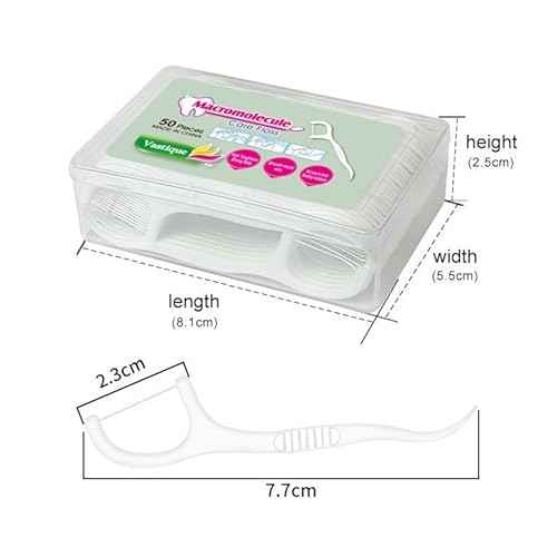 500 Pcs Dental Floss Picks, Thin Thread for Adults & Kids, Superior Oral Care, Dental Hygiene, Gum Health(50x10 Cases, 500 Total)