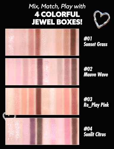 Peach C Eyeshadow Palette 01 Sunset Grass - 0.28 oz