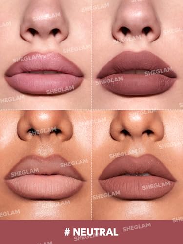 SHEGLAM Creamy Matte Lip Liner Pencil - High Pigment, 14 Shades