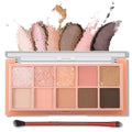 Erinde 10-Color Eyeshadow Palette - Matte & Shimmer Shades
