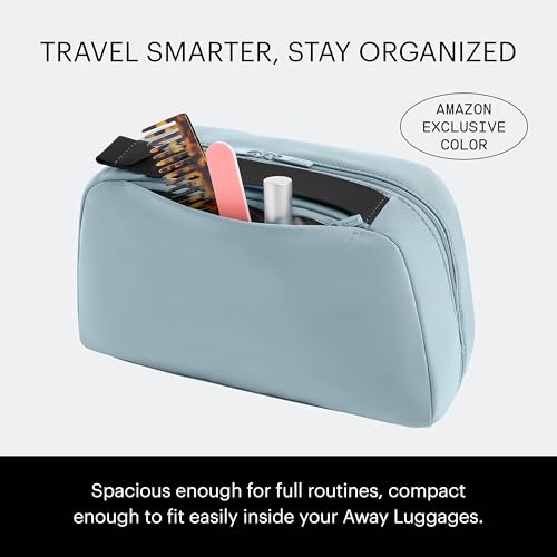 Away Sky Blue Large Waterproof Toiletry Bag - Travel Organizer for Cosmetics & Accessories