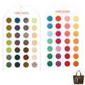 2-Piece Soft Autumn & Summer Color Palette Cards for Fashion
