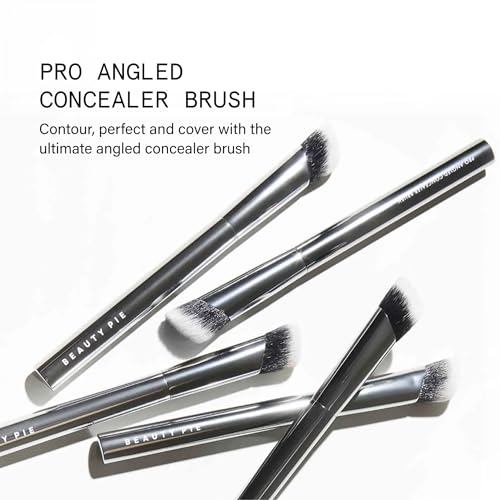 Beauty Pie Pro Angled Concealer Brush, Contour, perfect and cover with the ultimate angled concealer brush, From one of the world's leading labs, Professional luxury quality, Vegan