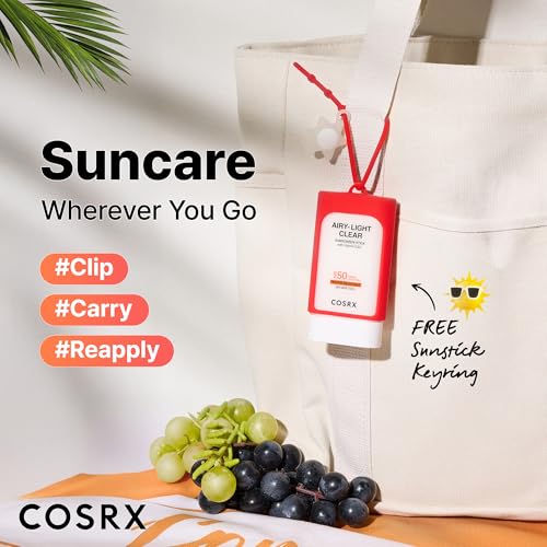 COSRX Vitamin E Sunscreen & Airy Sunstick Duo with Keyring - SPF 50+