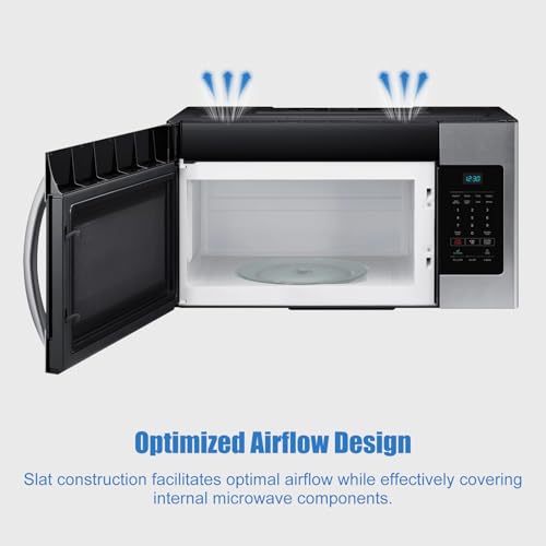 Wosijm MDX61912702 Microwave Vent Grille Replacement Kit for LG, Includes Filter