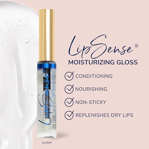 SeneGence LipSense Caramel Latte Liquid Lipstick and Glossy Clear Lip Gloss Duo ? 18HR Wear, Hydrating, Waterproof, Transfer-Proof
