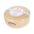D.R. Harris Marlborough Shaving Soap in Beech Wood Shaving Bowl - 100g | Solid White Triple-Milled Shaving Soap | Shaving Soap for Men, Shave Soap for Men, Shaving Bowls for Men