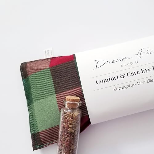 Mint Eucalyptus Eye Pillow | Flaxseed Weighted Aromatherapy