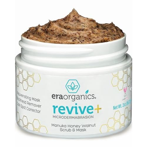 Manuka Honey Exfoliating Face Scrub ? Gentle Microdermabrasion Face Exfoliator to Help Smooth, Soften & Balance with Moisturizing Organic Superfoods 2oz