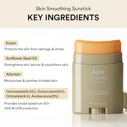 Abib Airy & Quick Sunscreen Stick SPF50+ - 2 Count