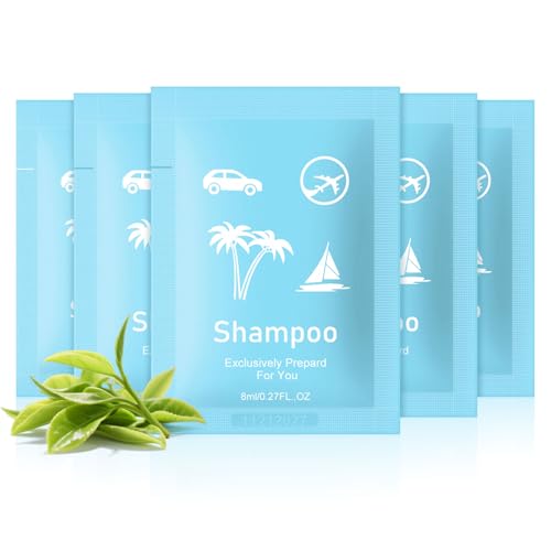 50 Travel Size Shampoo Bulk 0.28fl oz Green Tea